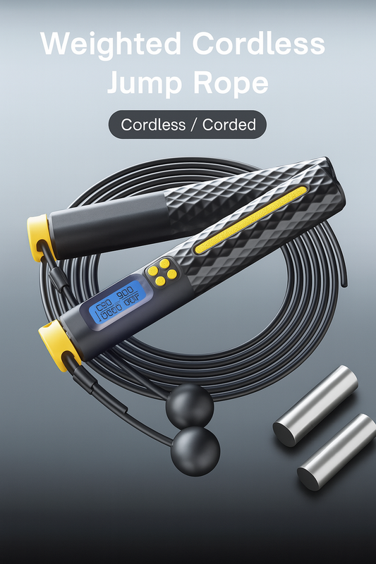 JinRuFit™ Smart Jump Rope – Tangle-Free, Smooth Every Jump